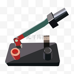 化学实验器材插画图片_化学实验器材插画