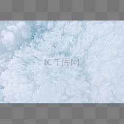 冰天雪地元素图片_寒冷结冰冰花