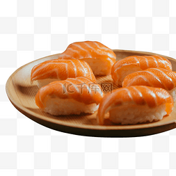 日本三文鱼寿司高清图