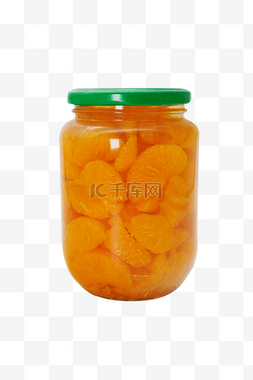 橘子png图片_餐饮美食瓶装橘子罐头