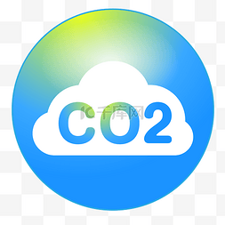 CO2气体图标