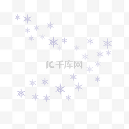 合成雪地图片_扁平风格手绘合成白色的飘落的雪