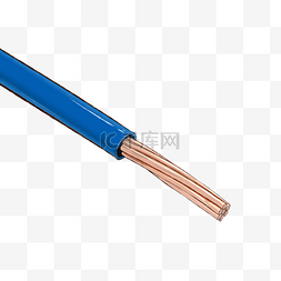 电线电缆手绘图片_输电线电缆线头切面