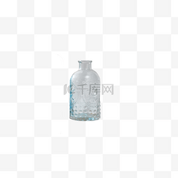 水瓶玻璃图片_透明的玻璃瓶子png素材