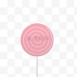 粉红色的棒棒糖免抠图