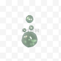 动态深蓝图片_矢量绿色动态水泡水珠