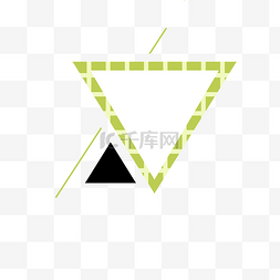 几何图形三角图片_三角对话框PSD透明底