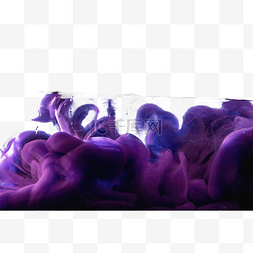 紫色烟雾图片_水中紫色烟雾
