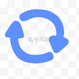 缓存清理图片_刷新蓝色循环箭头