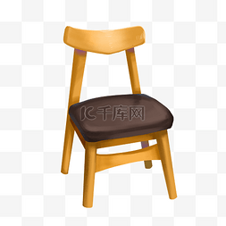 软包的椅子家具插画