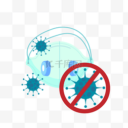 肺炎防止图片_戴口罩以防止2019年-ncov冠状病毒