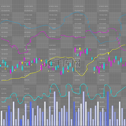 图表分析数据图片_金融股票走势K线图表