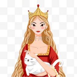 抱猫的女王