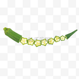 创意蔬菜秋葵