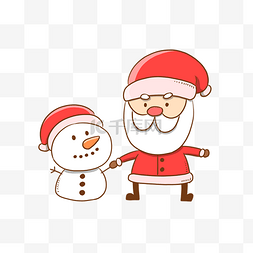 圣诞节q版图片_圣诞老人雪人Q版贴纸