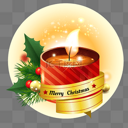 圣诞节立体蜡烛advent