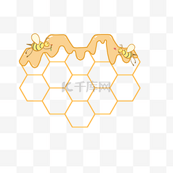 蜂巢几何图片_爱惜蜂巢边框