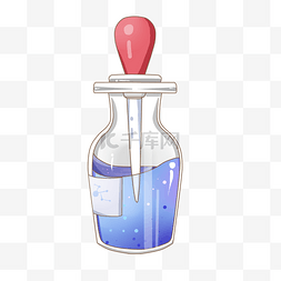 化学滴管图片_化学滴管玻璃瓶插画