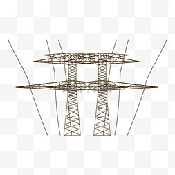 高压电电线电塔