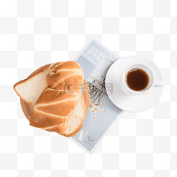 咖啡牛奶面包