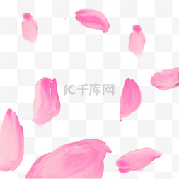 粉色桃花瓣背景图片_粉色桃花瓣矢量图