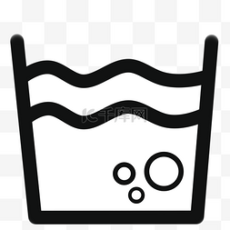 服装水洗标符号图片_水洗标衣物水洗