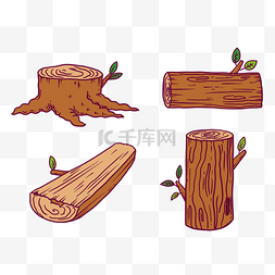 木头木头图片_木桩木头年轮