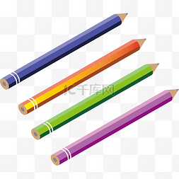 彩色铅笔素材图片_彩色铅笔