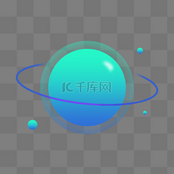 星球星系图片_渐变色星球