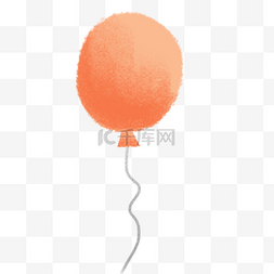 橘黄色气球
