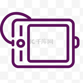 边框圆角图标icon设计素材-边框圆角图标AI模板下载-千库网