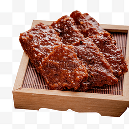 筷子夹着肉脯图片_猪肉脯美食肉干美味食品