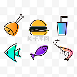 鱼logo图片_生鲜图标合集小元素