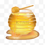 黄色瓶子蜂蜜