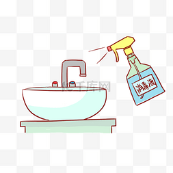 洗手盆图片_清洁消毒