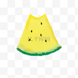 黄色切片西瓜
