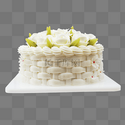 鲜花蛋糕图片_鲜花蛋糕