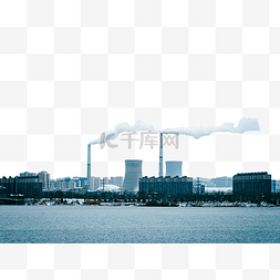 烟筒图片_城市烟筒建筑工业化风景