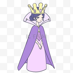 紫色公主图片_紫色披风女王