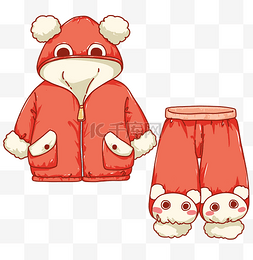 儿童熊熊冬日套装