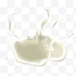 飞溅的奶滴图片_营养牛奶矢量牛奶飞溅元素