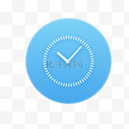 ui界面时间图片_扁平化钟表