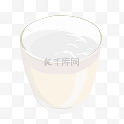 酸奶牛奶图片_手绘美食杯子酸奶