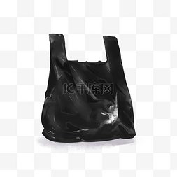 袋子黑色图片_黑色塑料袋