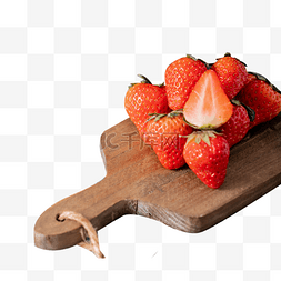 牛奶草莓图片_草莓水果新鲜美味