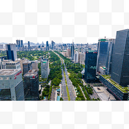深圳深南大道城市建筑群交通运输