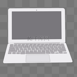 笔记本电脑白色图片_白色笔记本电脑 