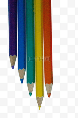 鲜明的色彩图片_使用方便的彩色铅笔