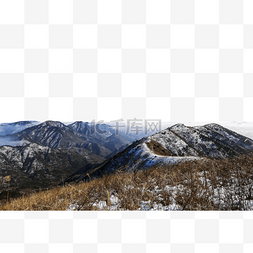 高山雪景风景