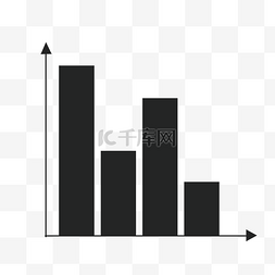 柱状阶梯图片_柱状图表PPT装饰